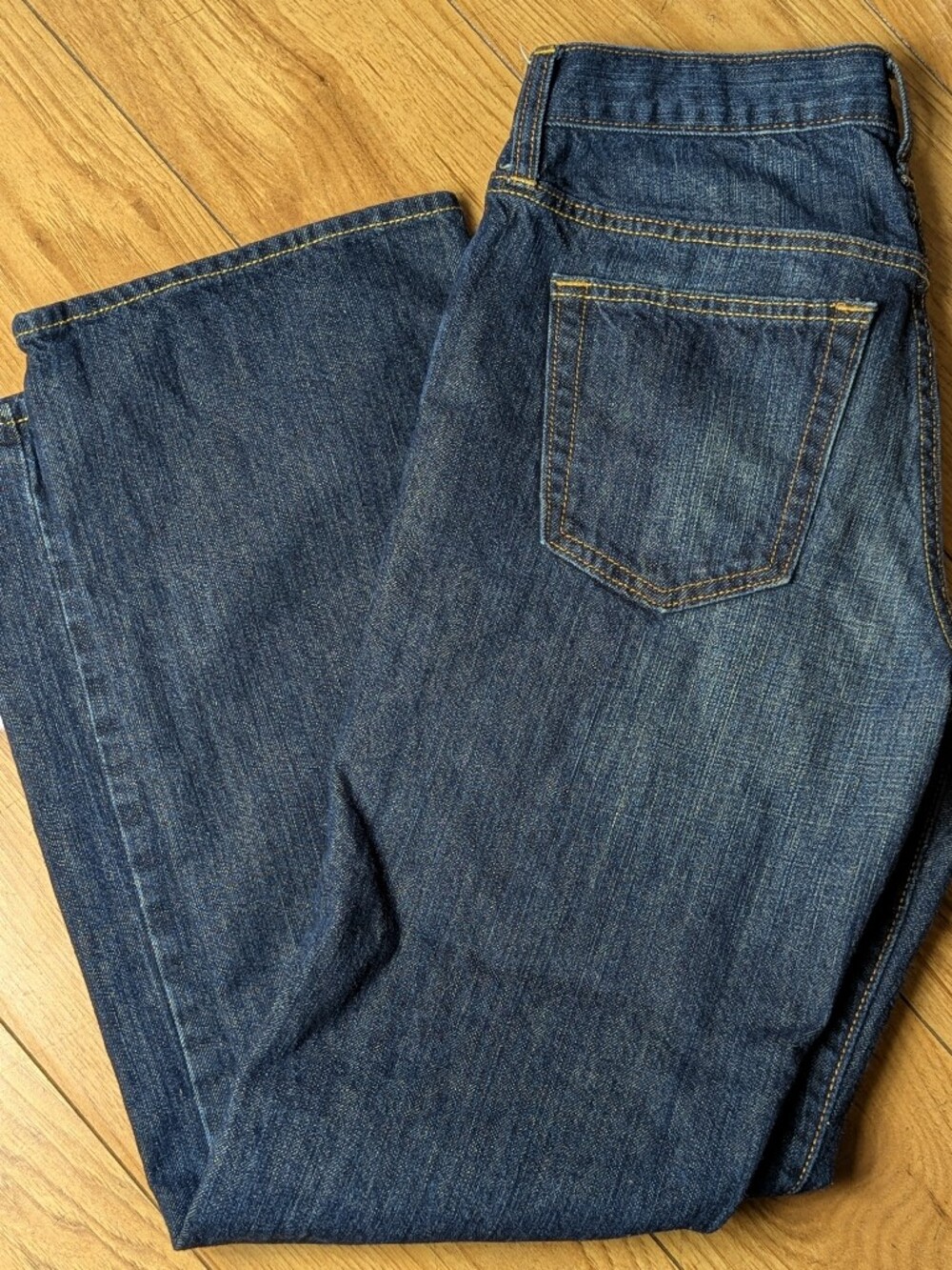 Old Navy Men's The Authentic Boot Cut Dark Wash Jeans 30x32